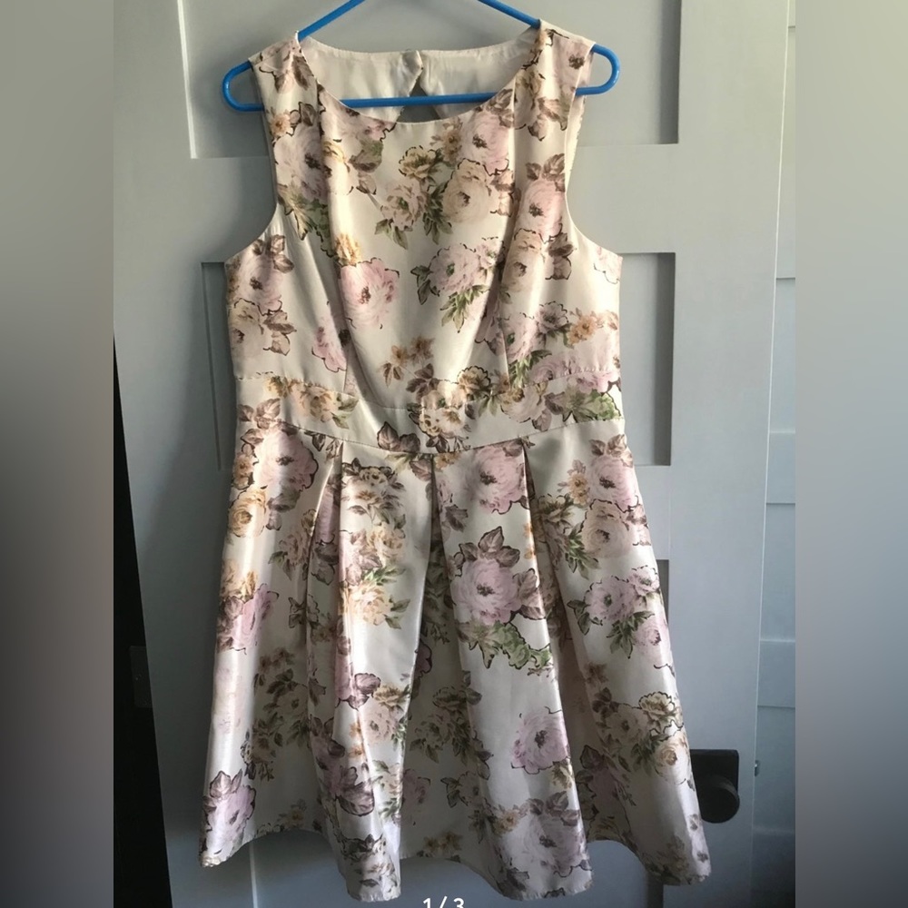 Floral Cream Dress